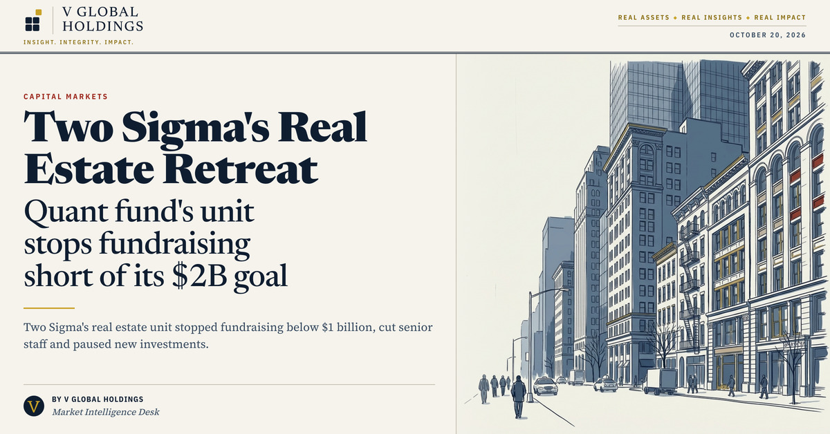 Two Sigma's real estate unit appears to be crumbling
